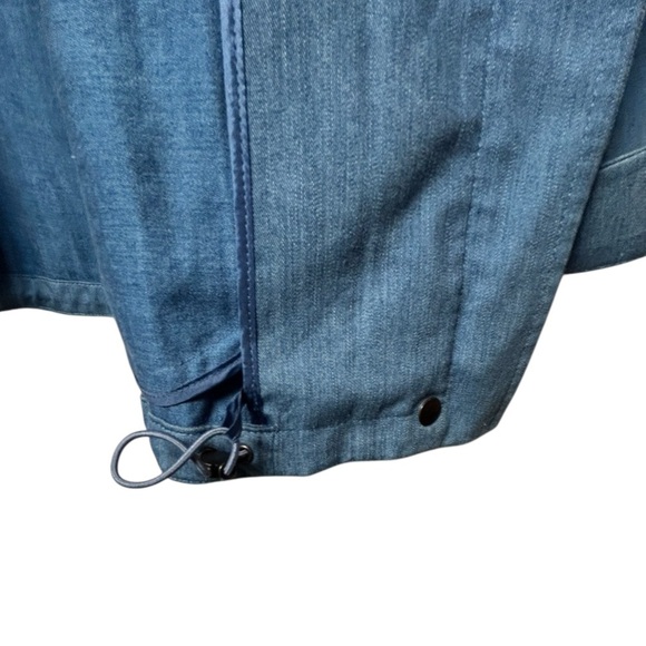 Akris Punto Women's Blue chambray Jacket - Picture 8 of 10